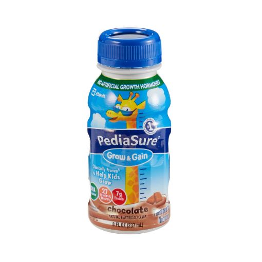 PediaSure® Grow & Gain Shake Chocolate 8 oz Bottle Liquid Calories