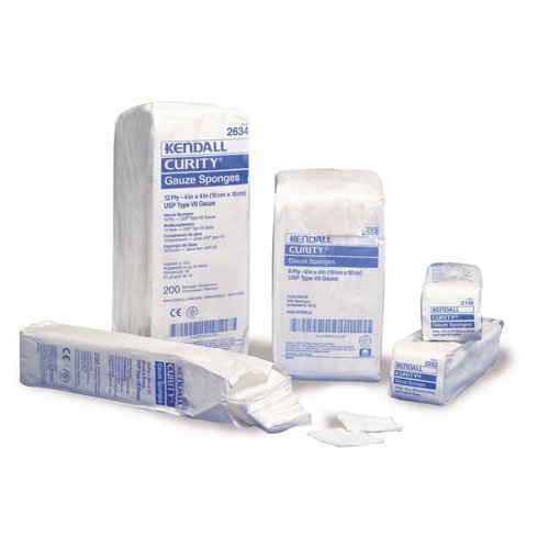 Kendall Curity Gauze Sponges Non-Sterile