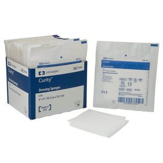 Kendall Excilon Non-Woven All-Purpose Sponges 7084 4x4 IN 6 PLY 50 CT