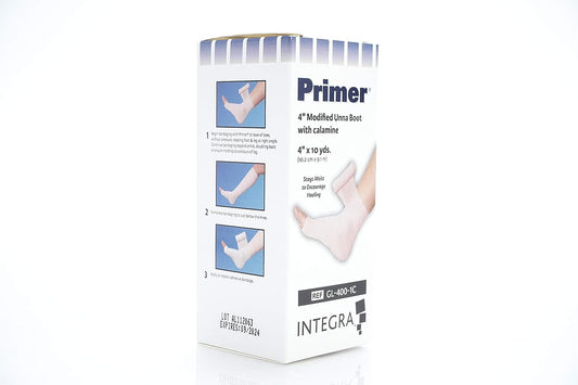 Unna Boot Primer 4 IN X 10 YDS Gauze Calamine/Zinc Oxide NonSterile GL4001C