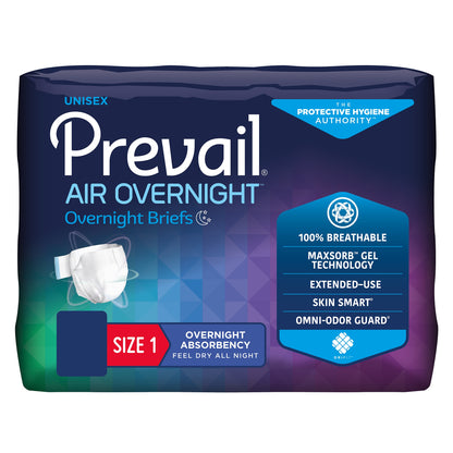 Prevail Air Overnight Adult Briefs
