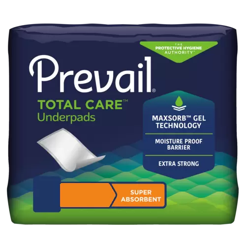 Prevail Super Absorbent Total Care Underpads