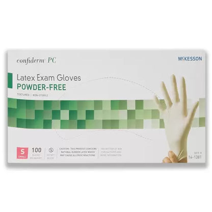 Confiderm PC Latex Exam Gloves Powder Free - NonSterile
