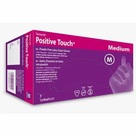 Positive Touch Latex Exam Gloves Powder Free