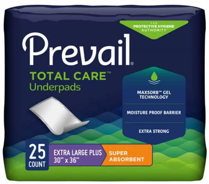 Prevail Super Absorbent Underpads 30 x 36